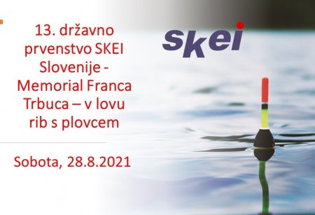 13. državno prvenstvo SKEI Slovenije v lovu rib s plovcem, 28.8.2021
