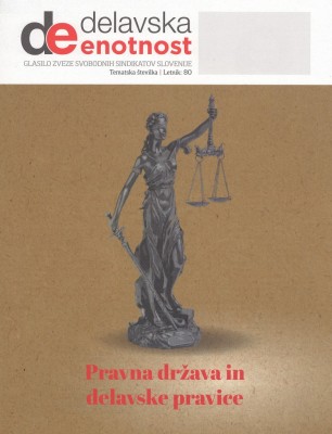 Tematska številka DE - Pravna država in delavske pravice