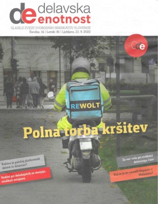 Delavska enotnost št. 16, 22.9.2022