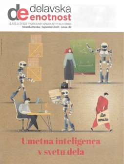 Tematska številka DE - Umetna inteligenca v svetu dela, september 2023
