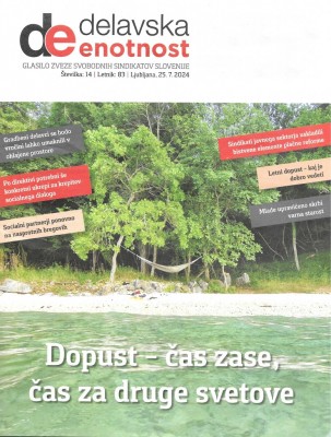 Delavska enotnost št. 14, 25.7.2024