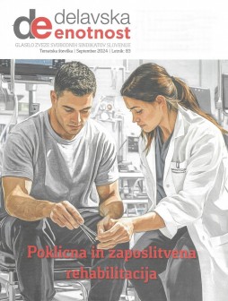 Tematska številka DE - Poklicna in zaposlitvena rehabilitacija