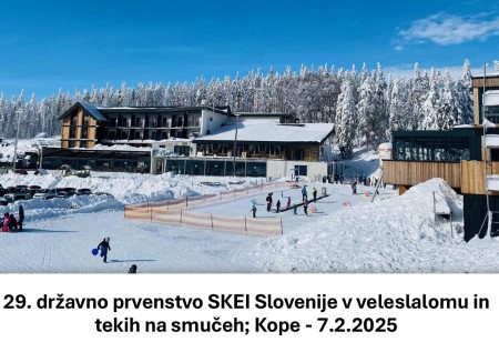 29. državno prvenstvo SKEI Slovenije v veleslalomu in tekih na smučeh; Kope - 7.2.2025