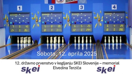 12. državno prvenstvo v kegljanju SKEI Slovenije – memorial Elvedina Terziča