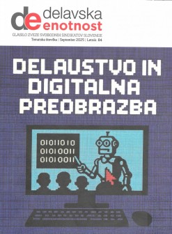 Tematska številka DE - Delavstvo in digitalna preobrazba
