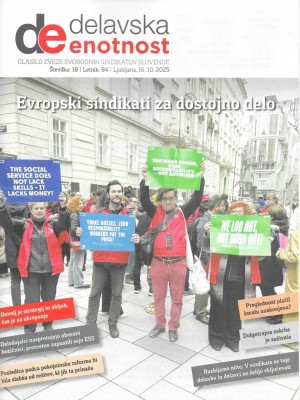 Delavska enotnost št. 18, 16.10.2025